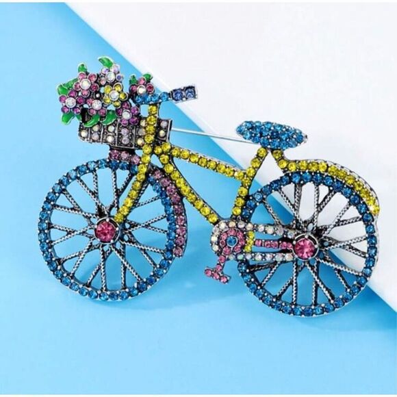 Bicycle Brooch - Picture 3 of 5